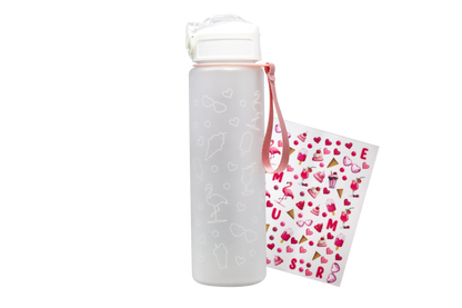 Water Bottle Transfer Stickers Kit