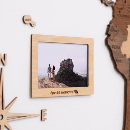 Set of 9 Wooden Photo Frames