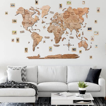 Set of 9 Wooden Photo Frames